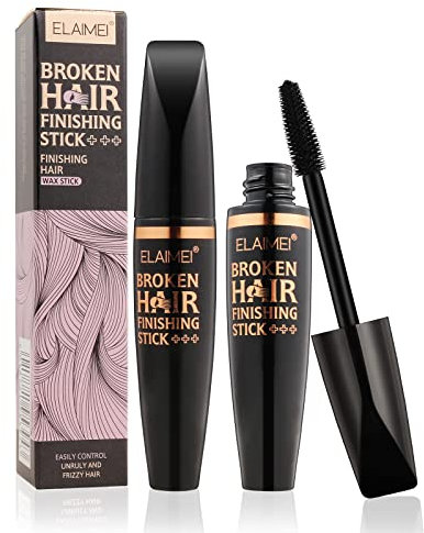 Hair Finishing Stick, 2PCS Anti-Frizz Cream Broken Hair Mascara For Flyaway Hair Refreshing Not Greasy Shaping Gel Cream Hair Wax Stick Fixing Bangs Stereotypes Cream