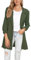 MINTLIMIT Womens Casual Blazer Long Sleeve Work Office Cardigan Jacket,Army Green,M