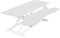 Vivo DESK-V036KW Höhenverstellbarer Schreibtischaufsatz, Sitz-Steh-Arbeitsplatz für zwei Monitore und Laptop, mit breiter Tastaturablage, Weiß, 91,4 cm