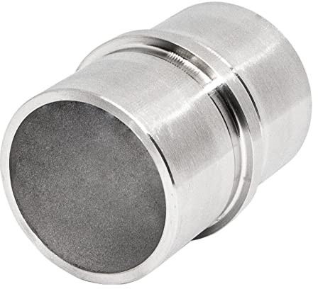 PRIOstahl Rohrverbinder Verbindungsmuffe Verbinder Steckfitting Anschlussmuffe Geländer x 1 Stück Ø 42,4mm Rundrohr Verbindungen Geländerbau Handlauf Treppe Rohre Rostfrei aus Edelstahl V2A