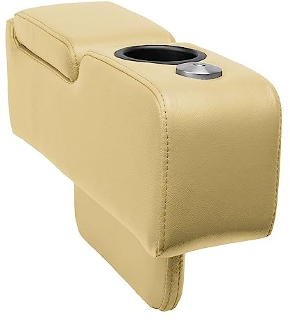 Zinea Mobile Armlehne für Loveseat - Leder beige
