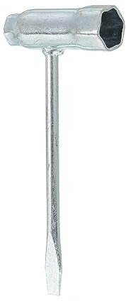 PATIKIL 13mmx19mm Chainsaw Tool Wrench, Chainsaw Combination T-Handle Wrench Hex Wrench with Flat Remove Screwdriver for Chain Saw Nuts