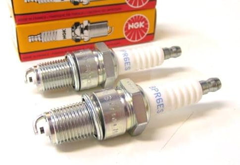 Zündkerzen Set BPR6ES 2 Stück – passend für Moto Guzzi Bellagio/Norge/V11, Kawasaki Z 1300/ZG 1200, Yamaha XV 535 Virago