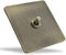 CYJAZNHH Wall Toggle Switch, 1-4 Gang 2 Way 86 Type Bronze Antique Toggle Light Switch Intermediate Toggle Switch Solid Brass Hand Made SwitchFor Bedroom Restaurant Office (Size : 1 gang)
