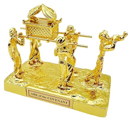 Israel - Adorno religioso del Arca del Pacto, réplicas de Israel, figura modelo de judaísmo, mesa de iglesia de Israel, Arca de la Alianza