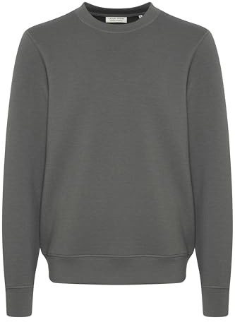 CASUAL FRIDAY CFSebastian Herren Sweatshirt Pullover Sweater mit Rundhals-Ausschnitt leicht elastisch Regular fit, Größe:L, Farbe:Dark Shadow (193906)