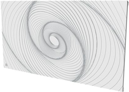 BESTHERM - Radiateur électrique fixe connecté WIFI à inertie sèche céramique 1500W Bestherm ARIANE CONNECT Design horizontal blanc