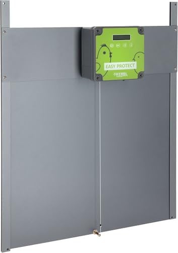 Kerbl Hobbyfarming Autom. Hühnertür Easy Protect Steuerung mit Tür, Öffnung 40x35cm