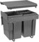Pull Out Kitchen Waste Recycle Soft Close Dust Bin 400mm Front Fixing Cabinets (20L + 2x10L)