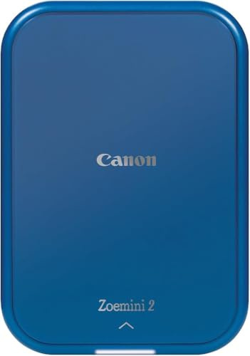 Pack Imprimante Photo Canon Zoemini 2 Vaiana 2 Bluetooth Bleu marine + Housse Vaiana 2