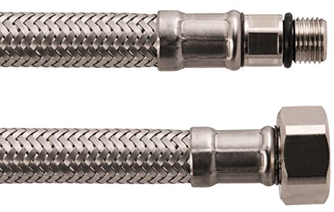 Armaturenschlauch für den Anschluss eines Wasserhahnes | M10 x 3/8 Zoll x 500 mm | Flexschlauch | Verbindungsschlauch | Anschlussschlauch Armatur
