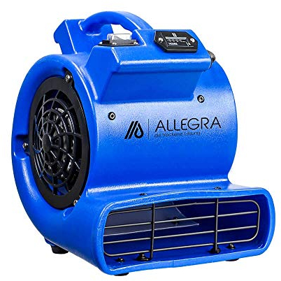 ALLEGRA Radiallüfter RL 550 Turbolüfter Lüfter Windmaschine Gebläse (Luftumwälzung 525 m³/h)
