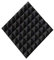 1x Akustikschaumstoff Mini's ca. 25x25x5cm anth/schwarz, normal, Schaumstoff Noppenschaumstoff