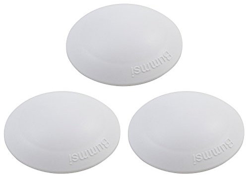 3er Danto® Spar Pack Türpuffer BUMMSI weiß, Ø 50 mm Höhe: 14 mm, aus Kunststoff