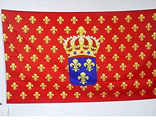 AZ FLAG Bandera de la Marina MERCANTE Francesa Siglo XVIII 90x60cm para Palo - Bandera Naval Francesa 60 x 90 cm