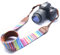 Kamera gurt Nacken Schulter Umhängeband Schultergurt Gürtel Tragegurt für Alle DSLR/SLR/Nikon/Canon/Sony/Lumix/Fujifilm/Ricoh/Samsung/Pentax ETC/Olympus Kamera (Weiches Bunt)