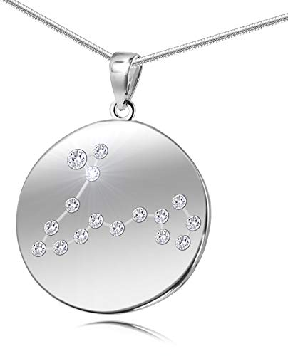 LILLY MARIE Hochwertige Damen Halskette Mit Silber 925 Und Sternzeichen Fische Anhänger