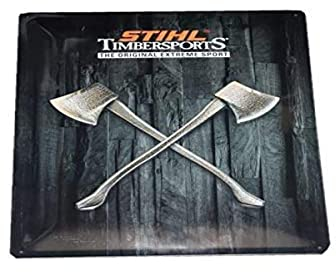 STIHL 0420 560 0003 Timbersports Blechschild Werbeschild, Maße: 30cm x 40cm