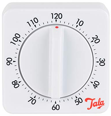 Tala 10A14378 Küchentimer, Kunststoff, weiß