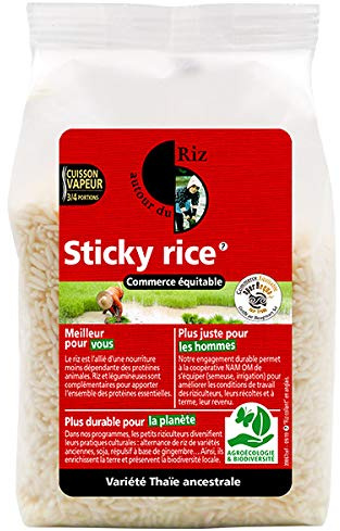 Autour Du Riz - Riz Glutineux Sticky Rice 500G - Vendu par unité