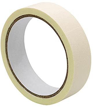 Zoyay Dünnes Malerkrepp, Abdeckband, Malerband, Kreppband, Universell einsetzbar für Saubere Kanten beim Streichen Innenwand & Lackieren Auto Malerarbeiten-cremig weiß * 3 stücke_20mm * 20m