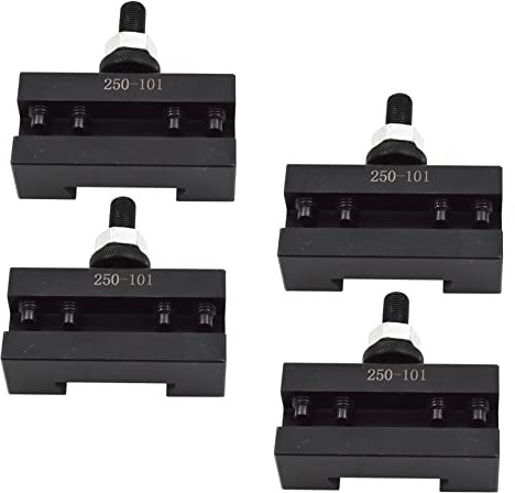 marddpair AXA 250-101 Lot de 4 porte-outils de tournage à changement rapide 15,2 à 30,5 cm