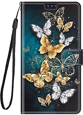 TIANCI Coque pour Samsung Galaxy A13 4G, Beautiful Motif (UV HD Imprimer), Cuir PU Housse Portefeuille, Boucle Magnétique Flip Étui pour Samsung Galaxy A13 4G Coque