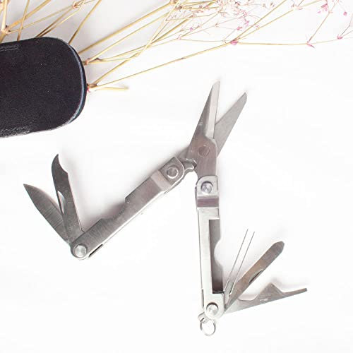 Leichtes Mehrzweckwerkzeug aus Edelstahl | Taschenmesser, Säge, Zange, Feile, Schere, Öffnen von Flaschen, Französische