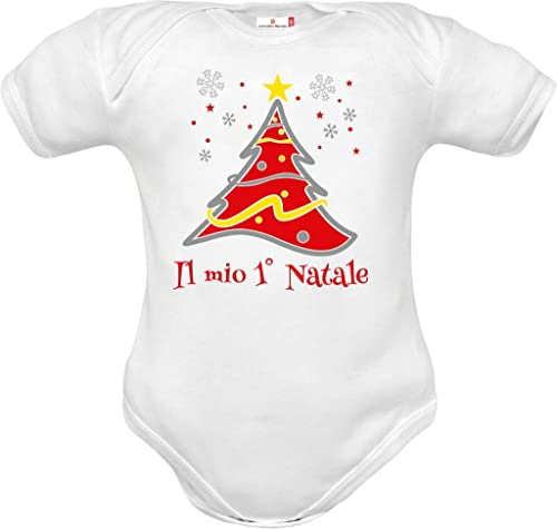 Body neonato neonata bimbo bimba maschio femmina natale natalizio albero primo natale