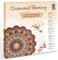 Ursus 43520006F - Diamond Painting Mandala Set 6, Bastelset mit Steinchen in Rot-, Orange- und Petroltönen zum Selbstgestalten, eine Leinwand ca. 30 x 30 x 1,5 cm groß