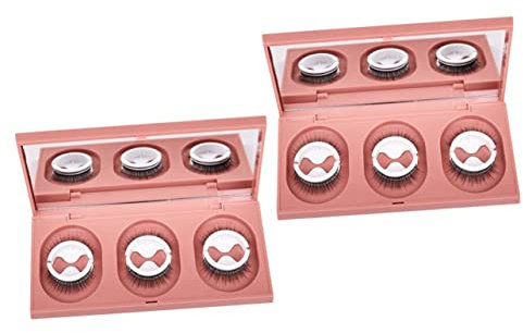 minkissy 6pairs Natural Looking Eyelashes Self Adhesive Lash Lash Strip for Daily Night