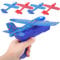 JOYGOGO Airplane Launcher Toy, 4 Pack LED Foam Throwing Glider Plane with Launcher, Aeroplane Toys, Outdoor Garden Sport Game Toys, Gifts for 3 4 5 6 7 8 9 Years Old Boys Girls