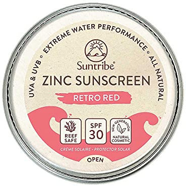 Suntribe Zinksonnencreme, Retro Red, LSF30, 15g (3)
