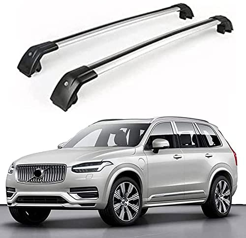Dachträger aus Aluminium Dachträger-Querstangen für Volvo XC90 2015 2016 2017 2018 2019 2020 2021 2 Stücke