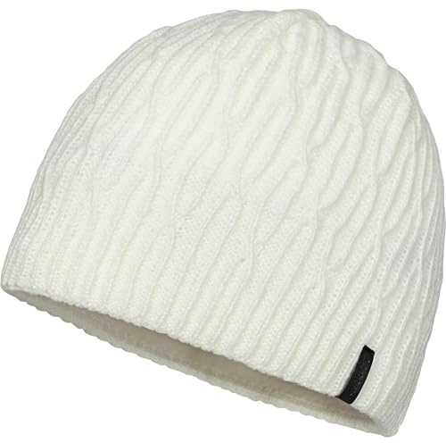Schöffel Hat Talila Weiß - Warme gestrickte Wandermütze, Größe One Size - Farbe Whisper White