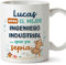 MUGFFINS Tazas Personalizadas para INGENIERO INDUSTRIAL hombre - En Español - Mejor que yo Sepia - 11 oz / 330 ml - Regalo Personalizable original y divertido