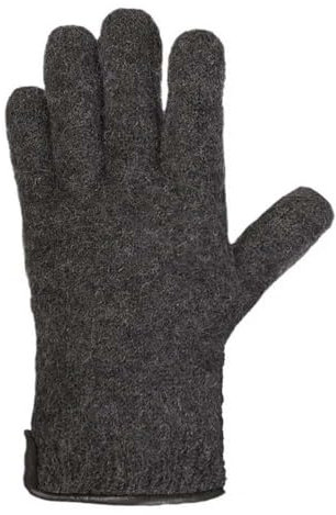 Pure Pure by Bauer: Wollwalk-Handschuhe - unisex (anthrazit, Größe 8)