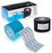 ARTZT thepro Kinesiologisches Tape | Hautfreundlich, Hypoallergen & Wasserfest | Für Sport & Physiotherapie | Material: Baumwolle | Maße: 5m x 5cm | 2er-Set (schwarz/blau)