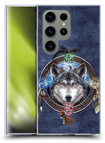 Head Case Designs Offizielle Brigid Ashwood Wolf Führer Keltischen Weisheit Gelhülle [Militärischer Schutzgrad] Kompatibel Mit Samsung Galaxy S24 Ultra 5G Und Kompatibel Mit MagSafe
