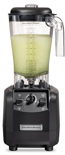 Hamilton Beach - HBH550R - Batidora Fury con temporizador y recipiente de 1,8L sin BPA