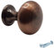 M4TEC Door Knobs for Kitchen Cupboard Door Handles, Kitchen Cabinet Handles, and Drawers, Interior Furniture Antique Copper Bedroom Furniture Door Pull Handles - VH4 Series: 29 mm