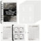 SKYDUE Ringbuch A5, 100 Envelope Saving Challenge Deutsch, A5 Budgetplaner Mit Challenge Tracker & Pre-numbered Taschen, Einfach Und Spielerisch Sparbuch Für Geld Challenge (Schwarz)