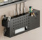 HFGHGDF Ocultar Router WiFi, Armario Rack para Router WiFi, Caja de Almacenamiento para Enrutador WiFi, Estante de Almacenamiento de Pared para Sala de Estar, TV, Estante para Decoración del(Black)