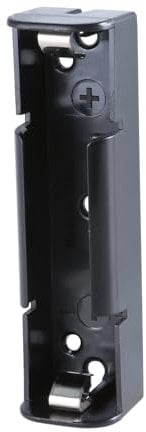 MEAKTSMI Portable 18650 Battery Enclosure Case With Contacts Sheet Easy Installation Organiser Box 1-slot For Fan Toy