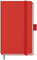 BEZEND Kalender 2025 2026 Klein Wochenplaner A6, 18-Monate Taschenkalender Juli 25-Dez 26, Buchkalender PU-Leder Hardcover mit Stifthalter - Rot