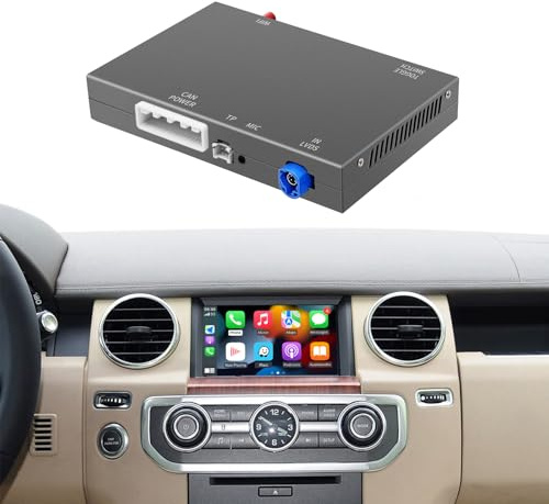 Wireless Carplay/Android Auto Modul für Land Rover Jaguar Bosch Discovery 4 Aurora Freelander 2 XE XF XJ mit Bosch System 2011-2016 Unterstützung Mirrorlink und OEM Car Funktionen