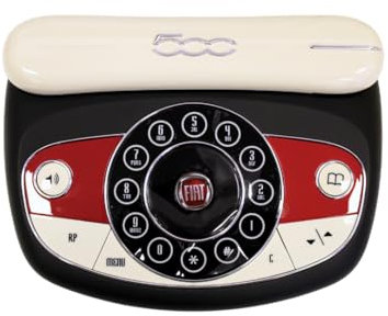 Telefono cordless con unità base - ID chiamate - Vivavoce - Display Lcd - Sveglia - Colore nero/panna