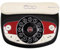 Telefono cordless con unità base - ID chiamate - Vivavoce - Display Lcd - Sveglia - Colore nero/panna