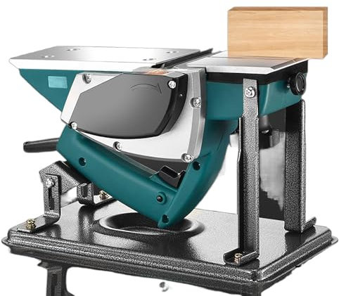 LHQYA Raboteuse Électrique Professionnelle Multifonctionnelle, Raboteuse À Bois Portable, Profondeur Réglable/rabotage du Bois Plat/dépoussiérage Rapide/réversible, Utilisée pour Les Planches De Bois