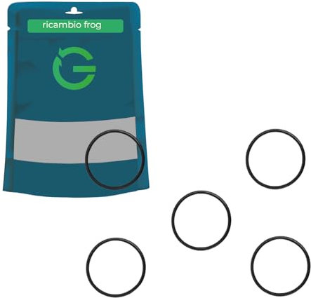 G GRIMALDI Set 5 GuarnizionI ad Anello Ricambio per macchina caffè in cialde compatibile con Didiesse Frog